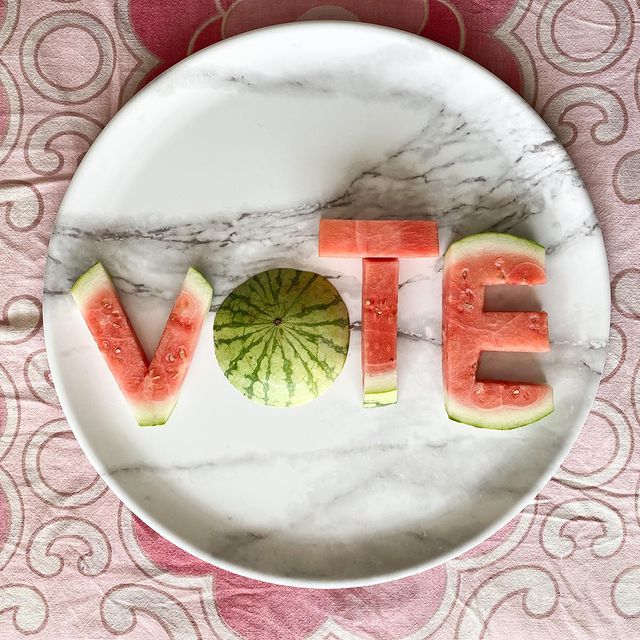 Cut watermelon spelling vote